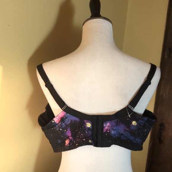 TORRID Size 44F Universe OuterSpace Soft Padded Underwire Black Print $59 NEW - Picture 4 of 16